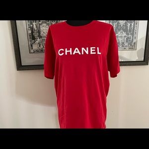 Chanel Red Graphic Tshirt!